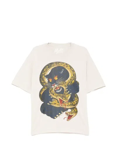 Melt Graphic-print T-shirt In White