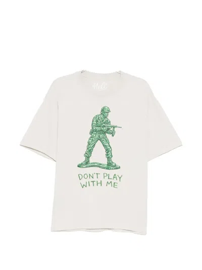 Melt Graphic-print T-shirt In White