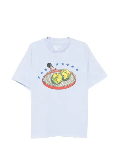 Melt Graphic-print T-shirt In White