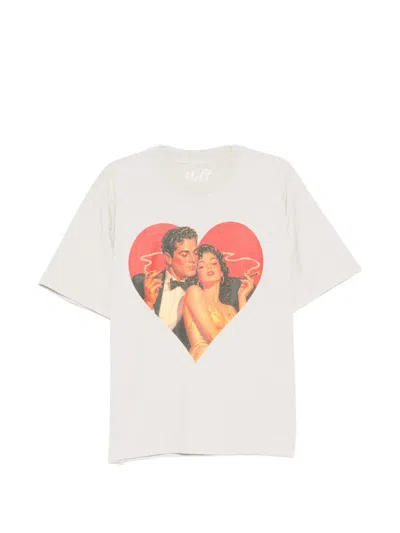 Melt Graphic-print T-shirt In White