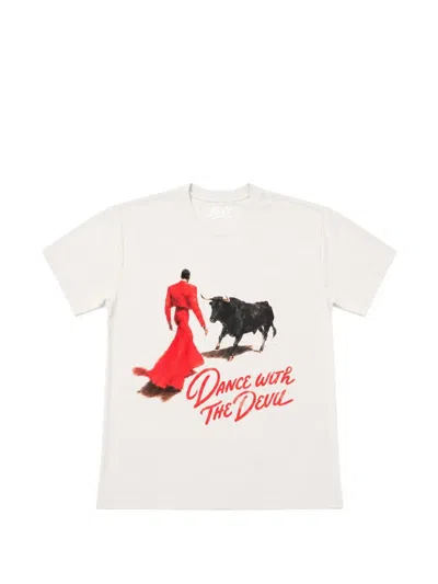 Melt Graphic-print T-shirt In White
