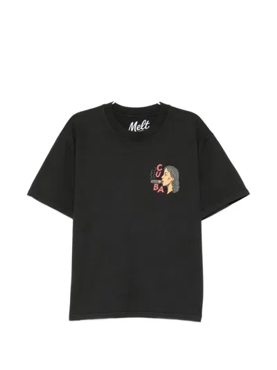 Melt Graphic-printed T-shirt In Brown
