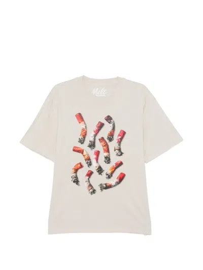 Melt Graphic-printed T-shirt In Neutral