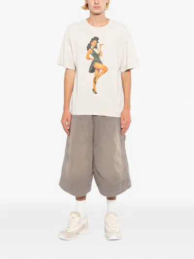 Melt Graphic-printed T-shirt In Neutral