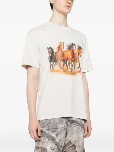 Melt Horse-print T-shirt In Neutral