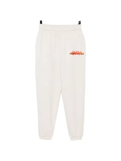 Melt Logo-print Track Pants In White