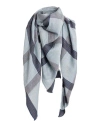 Melt Man Scarf Light Blue Size - Wool, Linen