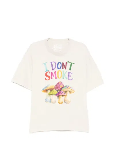 Melt Mushroom Graphic T-shirt In Neutral