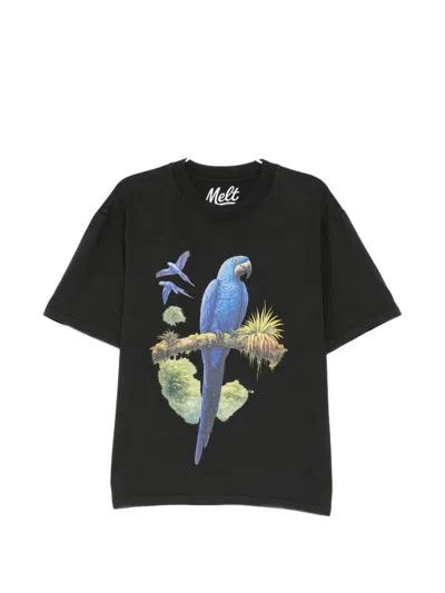 Melt Parrot-printed T-shirt In Multi