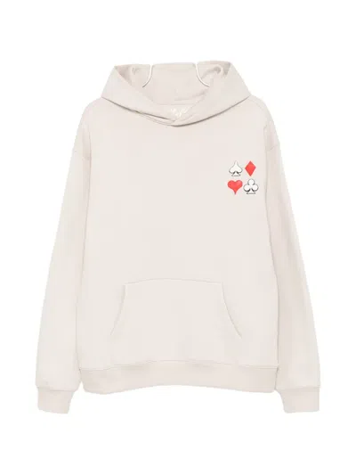Melt Playing-card-print Hoodie In Neutral