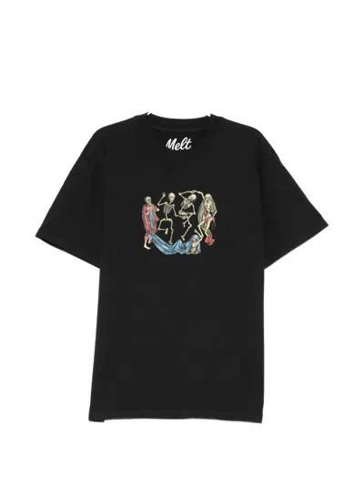 Melt Skeleton-print T-shirt In Animal Print