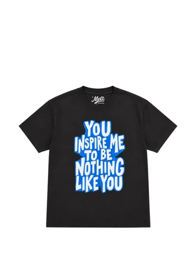Melt Slogan-print Cotton T-shirt In Multi