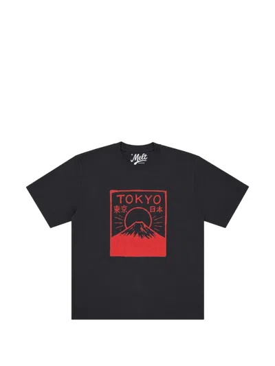 Melt Tokyo Graphic-print T-shirt In Black