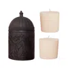 Meltdown Studio Black Refillable Candle Gift Set In Black