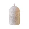 Meltdown Studio Neutrals / White White Refillable Candle Holder In White