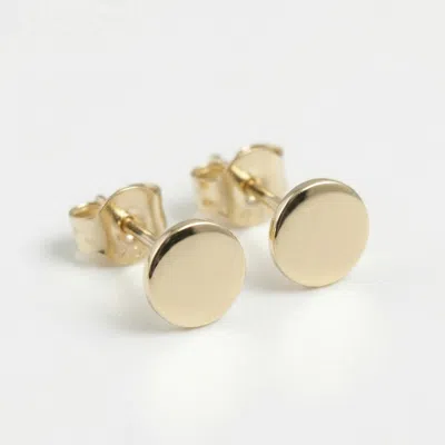 Melt'm Jewelry Women's Tiny Gold Filled Studs, Second Hole Earrings