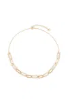 Melusina Bijoux Collana Chain Oro Con Zirconi In Oro