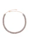 Melusina Bijoux Collana Girocollo A Catena Jeans In Multicolore