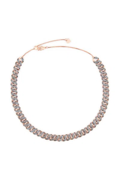 Melusina Bijoux Collana Girocollo A Catena Jeans In Multicolore