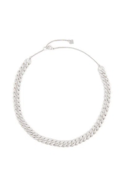 Melusina Bijoux Collana Girocollo A Catena Rodio In Argento