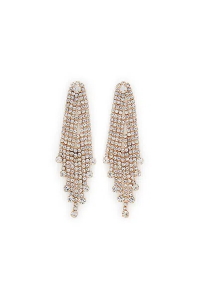 Melusina Bijoux Orecchini Lampadario Con Strass Oro