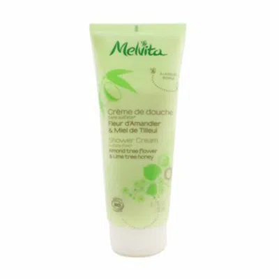 Melvita Almond Tree Flower & Lime Tree Honey Shower Cream 6.7 oz Bath & Body 3284410038144 In White