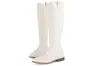 MELYANN MASE BOOTS IN IVORY LEATHER