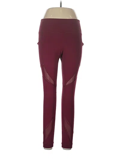 Pre-owned Member's Mark Active Pants In Burgundy