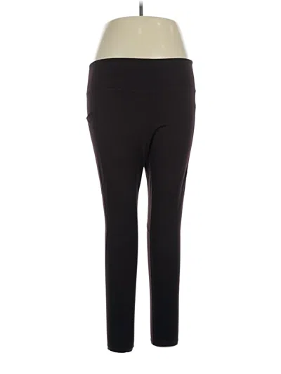 Pre-owned Member's Mark Active Pants In Burgundy