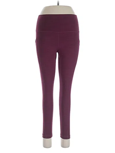 Pre-owned Member's Mark Active Pants In Burgundy