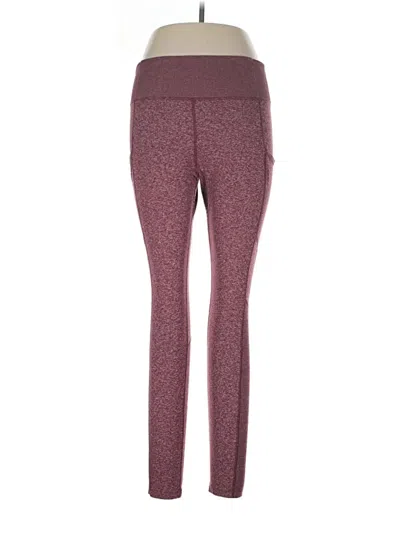 Pre-owned Member's Mark Active Pants In Burgundy
