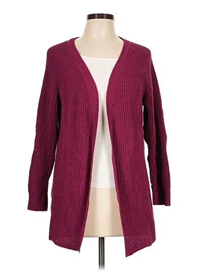 Pre-owned Member's Mark Cardigan Sweater In Burgundy
