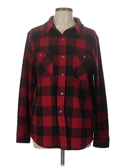 Pre-owned Member's Mark Cardigan Sweater In Red