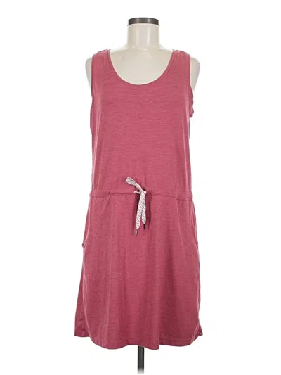 Pre-owned Member's Mark Casual Dress In Burgundy