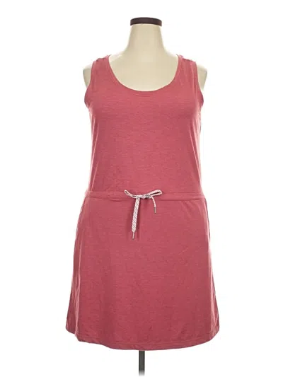 Pre-owned Member's Mark Casual Dress In Burgundy