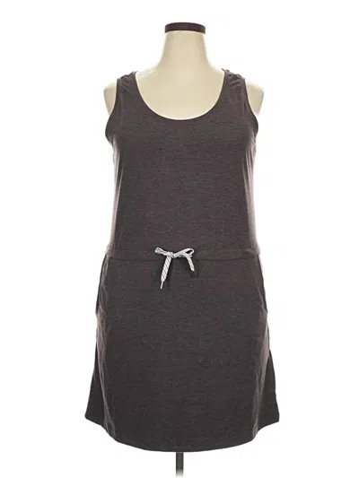 Pre-owned Member's Mark Casual Dress In Gray