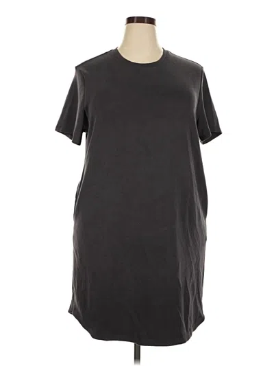 Pre-owned Member's Mark Casual Dress In Gray