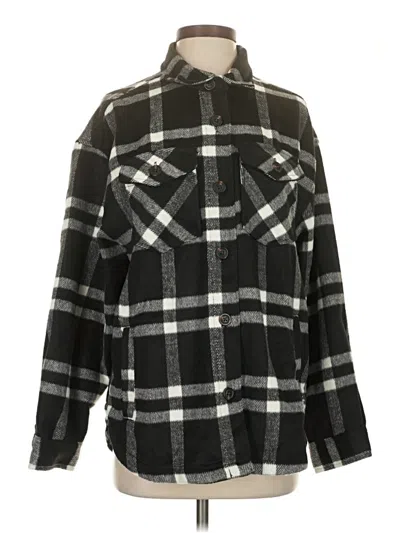 Pre-owned Member's Mark Fleece Jacket In Black