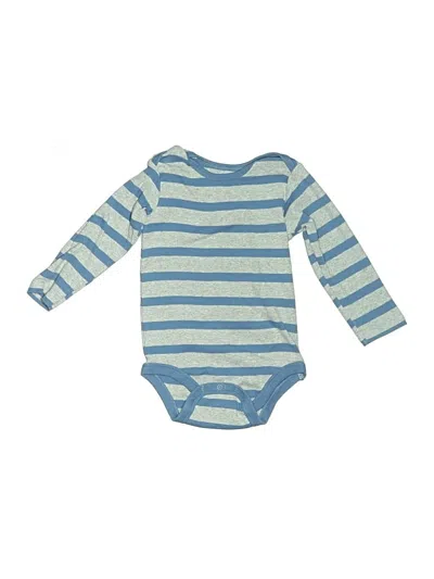 Pre-owned Member's Mark Kids' Long Sleeve Onesie In Blue