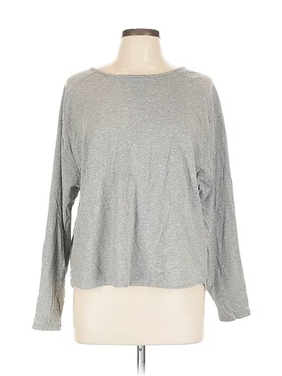 Pre-owned Member's Mark Long Sleeve T-shirt In Gray