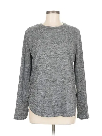 Pre-owned Member's Mark Long Sleeve T-shirt In Gray