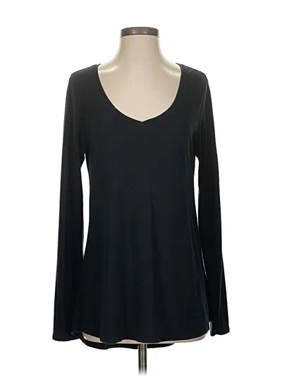 Pre-owned Member's Mark Long Sleeve T-shirt In Black