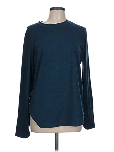 Pre-owned Member's Mark Long Sleeve T-shirt In Blue