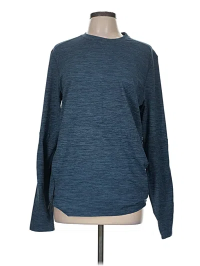 Pre-owned Member's Mark Long Sleeve T-shirt In Blue