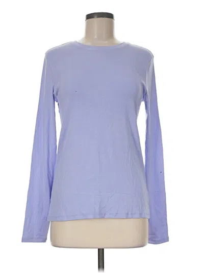 Pre-owned Member's Mark Long Sleeve T-shirt In Blue