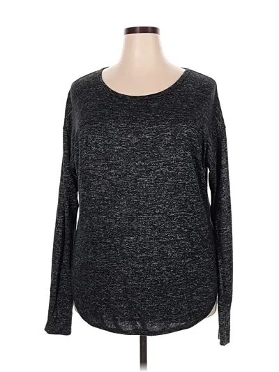 Pre-owned Member's Mark Long Sleeve T-shirt In Gray