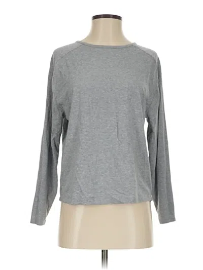 Pre-owned Member's Mark Long Sleeve T-shirt In Gray