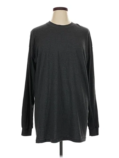 Pre-owned Member's Mark Long Sleeve T-shirt In Gray