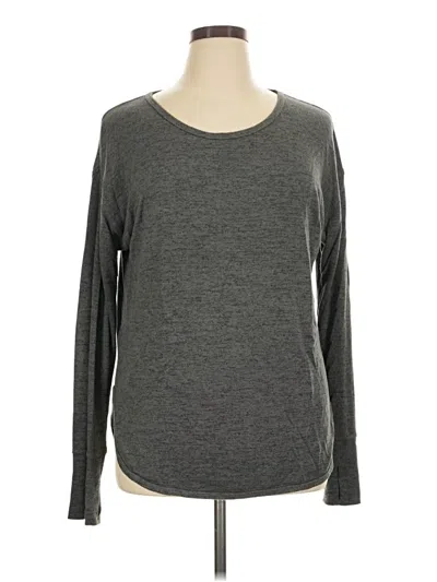 Pre-owned Member's Mark Long Sleeve T-shirt In Gray