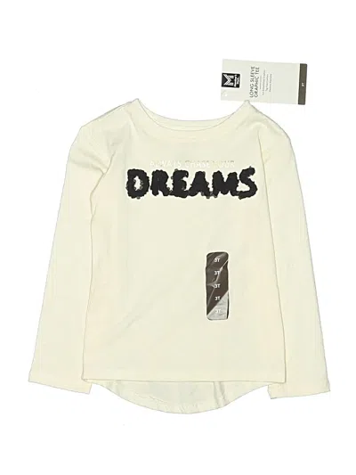 Pre-owned Member's Mark Kids' Long Sleeve T-shirt In Ivory
